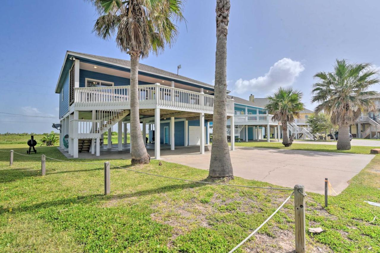 Bright Crystal Beach House, Walk To Coast! Villa Bolivar Peninsula Exterior photo